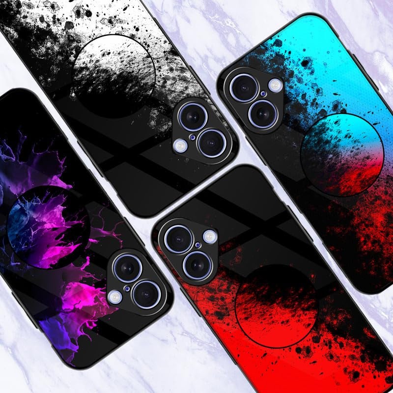Creatology ® Case Holder Phone Grip – Compatible with Samsung, iPhone, ONEPLUS & More Phone Cases – Anti-Drop, One-Handed Use, Phone Stand (Pack of 1) (Abstract) - Image 5