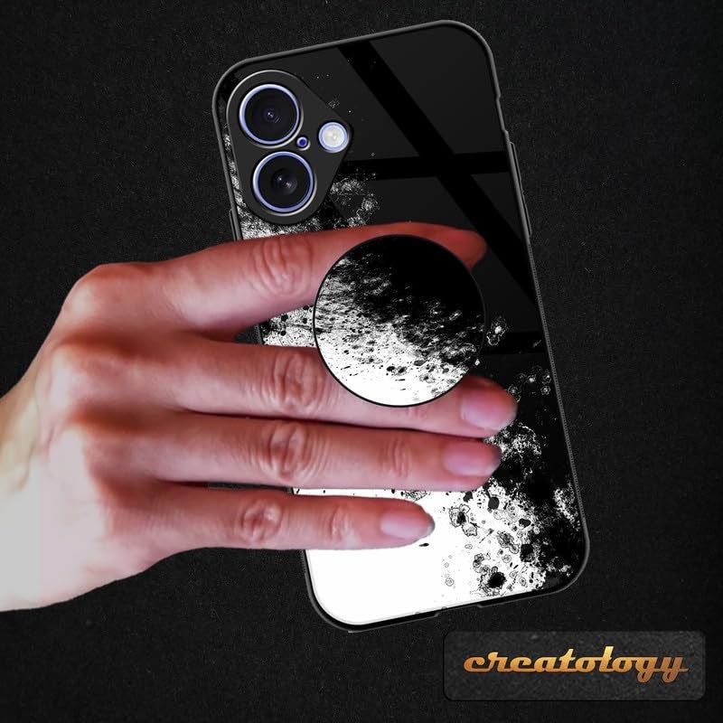 Creatology ® Case Holder Phone Grip – Compatible with Samsung, iPhone, ONEPLUS & More Phone Cases – Anti-Drop, One-Handed Use, Phone Stand (Pack of 1) (Abstract) - Image 4