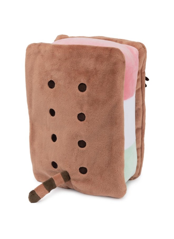 SPIN MASTER Gund Pusheen Neapolitan Ice Cream Sandwich Pusheen Plush, Stuffed Animal For Ages 8 And Up, Brown, 9.5”  - Image 5