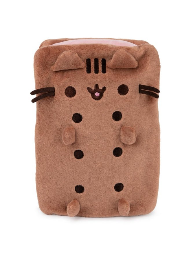 SPIN MASTER Gund Pusheen Neapolitan Ice Cream Sandwich Pusheen Plush, Stuffed Animal For Ages 8 And Up, Brown, 9.5”  - Image 3