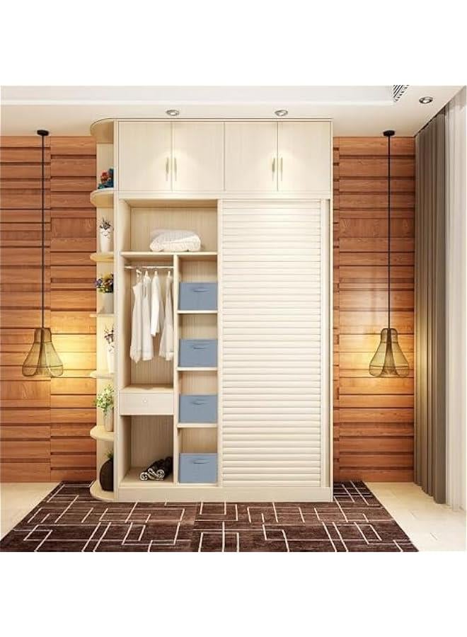HOOKOR Set of 3 Large wardrobe clothes storage box, Closet storage box and storage cabinet with handles, Foldable fabric drawer storage box, Clothes divider, Jeans, Sweater, Bra - Image 5