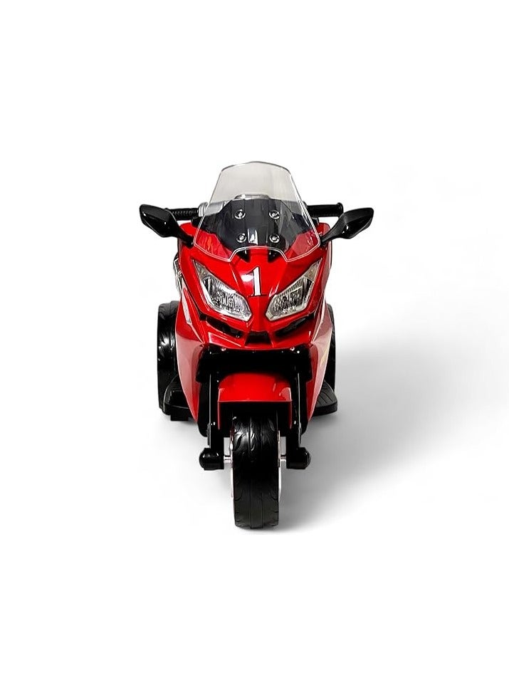 البدر دراجة نارية كهربائية للاطفال من البدر، يمكن الركوب عليها للاولاد والبنات، سيارات العاب مزدوجة قابلة لاعادة الشحن، بطارية 12 فولت ومحركين، مناسبة لعمر 2-8 سنوات، من البدر - Image 4