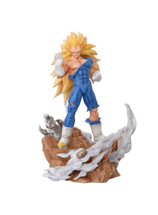 عام سايان يونيكورن فيغيتا قرد الملك التنين الكرة تمثال نموذج الديكور سطح المكتب لعبة الديكور هدية للعائلة والأصدقاء - Image 1