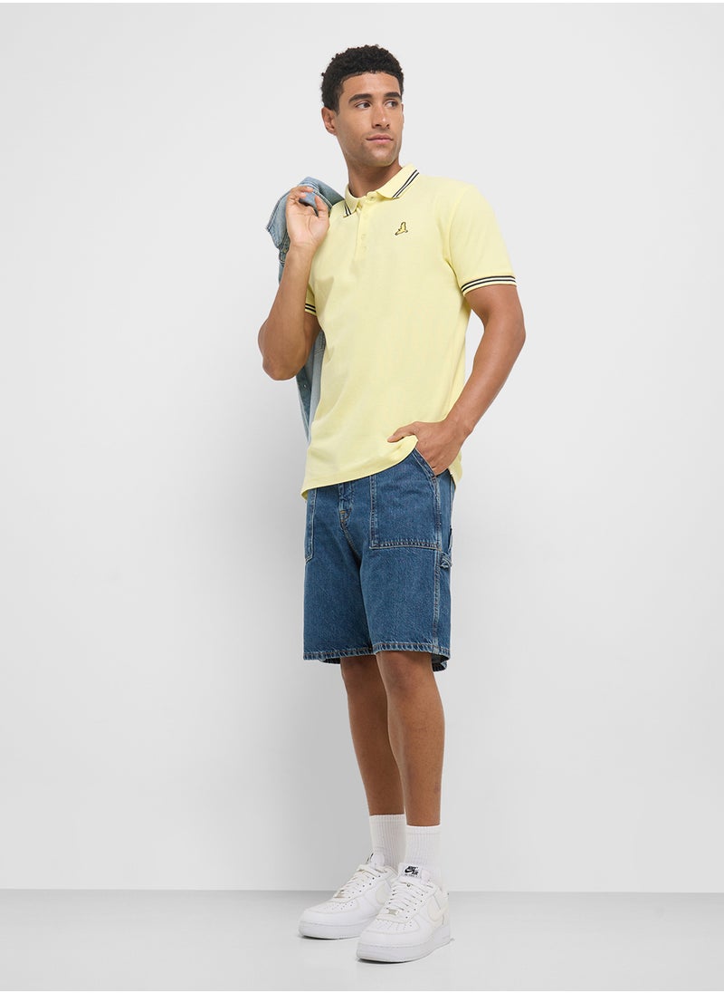 BRAVE SOUL Contrast Polo Shirt  - Image 4