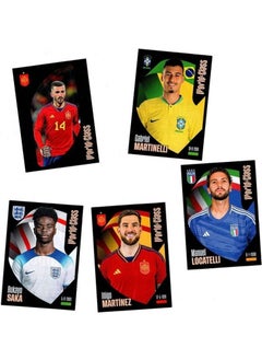 Toyfest Panini Fifa World Class Collection Football Player 2024 Sticker Decals + 2 Packs (10 Stickers)  - Image 1