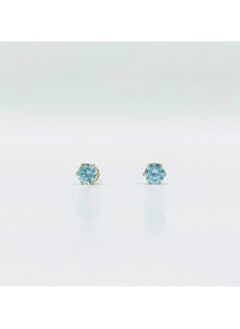 Aquamarine Birth Stone March Gold Earring | Stainless Steel | 18K Gold Plated - pzsku/Z82CB659B13715D6A47A4Z/45/_/1735212701/f0d64266-3be6-46e2-b828-f0ec837abf27