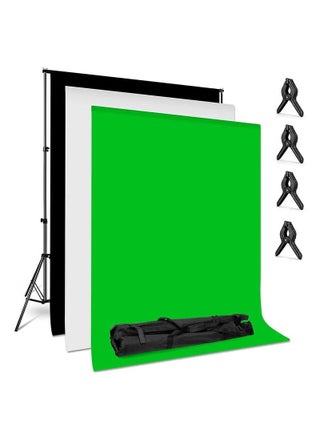Backdrop Support System Kit with Carry Bag for Photography Photo Video Studio, 2m*2m Background Stand, Background Screen - pzsku/Z82CB6D99FA6AE2A9022DZ/45/_/1737075818/479f398d-53d9-4e0c-872c-39979d135151