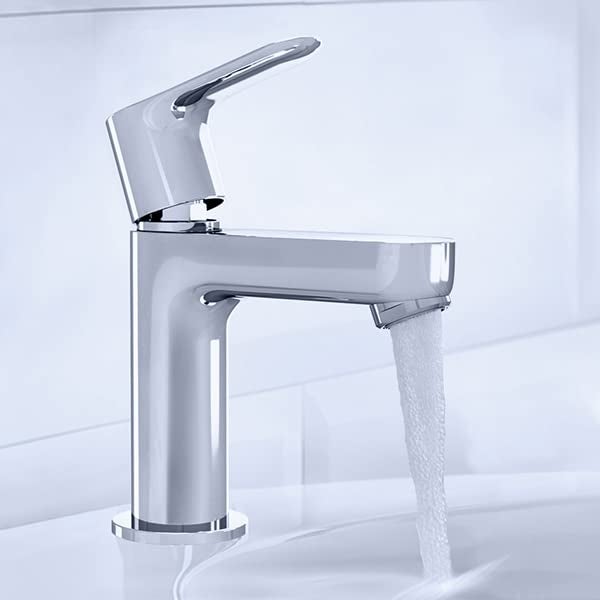 Kohler July Pillar Tap | Bathroom Basin Faucet | Solid Brass Build | Splash-Free Aerator | 50 Year Cartridge Life | Corrosion Resistant | Polished Chrome Finish | 3 Year Warranty - Image 2