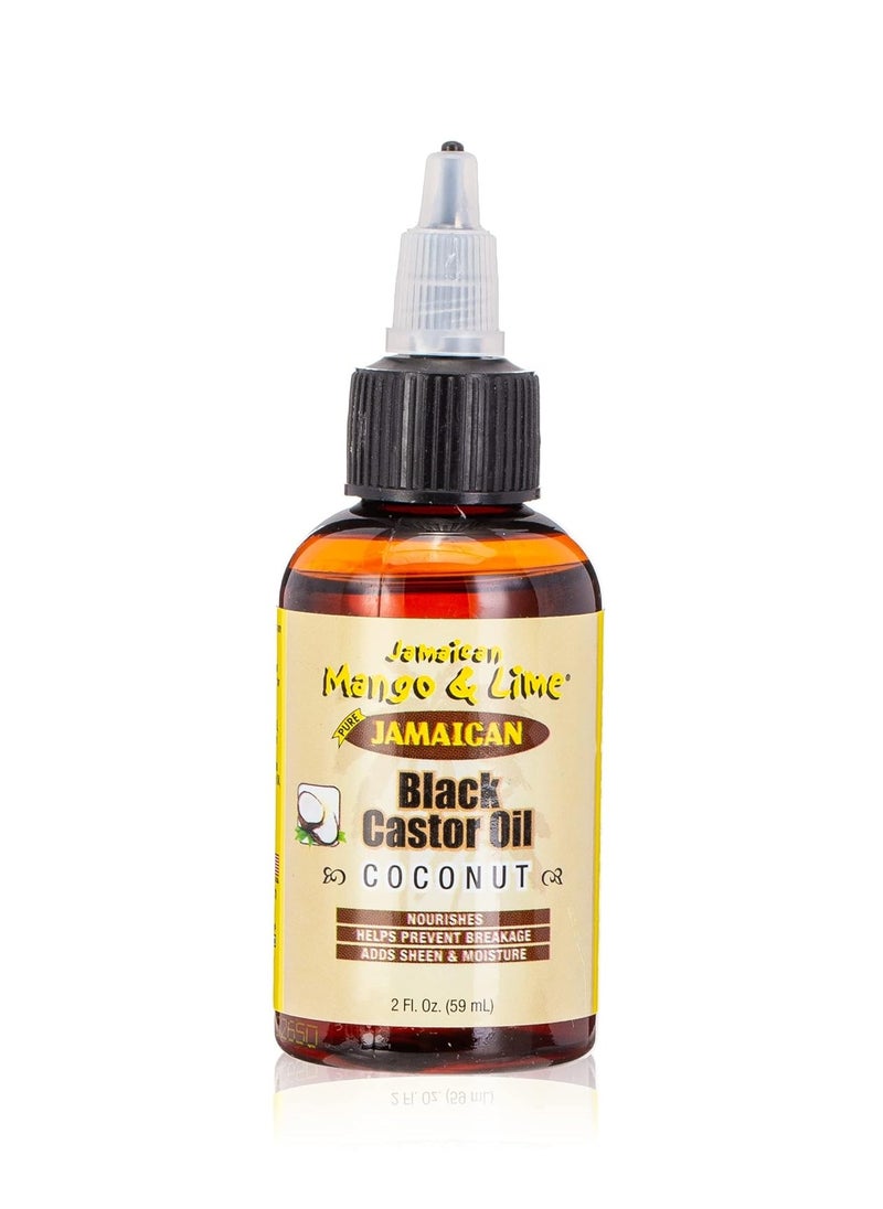 Jamaican Mango & Lime Jamaican Mango & Lime Black Castor Oil, 2 Fl Oz 