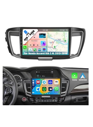 [8 Core 4G+64G] Android 13 Car Stereo for Honda Accord 9th 2.4L 2013-2016,10.1'' Touchscreen Car Radio with Wireless Carplay Android Auto WiFi/GPS,Bluetooth,FM/RDS,SWC+Backup Camera - pzsku/Z82CB93CBFFFDBDFE74E3Z/45/_/1734155145/cc5d421e-f34c-4e90-9721-410b3eaa4195