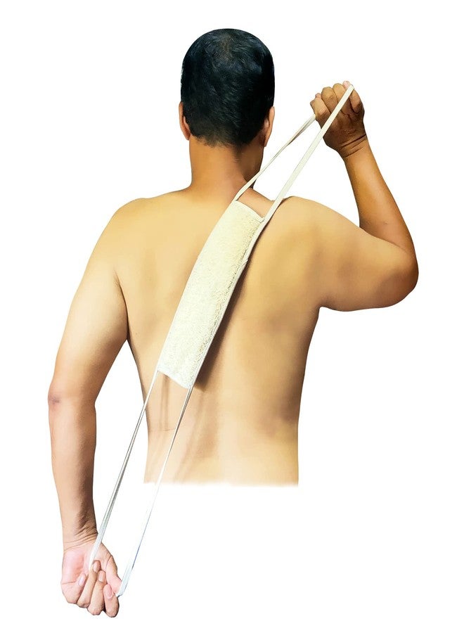 Plai Na Natural Loofah 2 Layers Back Scrubber Sponge Body for Shower Back Exfoliator Exfoliating Scrubber Deep Clean - Image 2