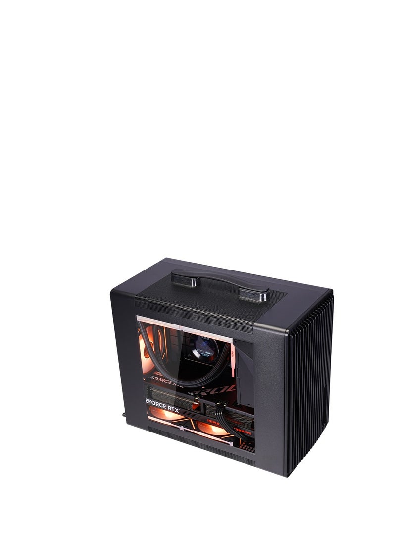 WJCOOLMAN (أسود) WJ COOLMAN A3 – علبة Mini ITX مع 3 مراوح RGB مثبتة مسبقًا - Image 3