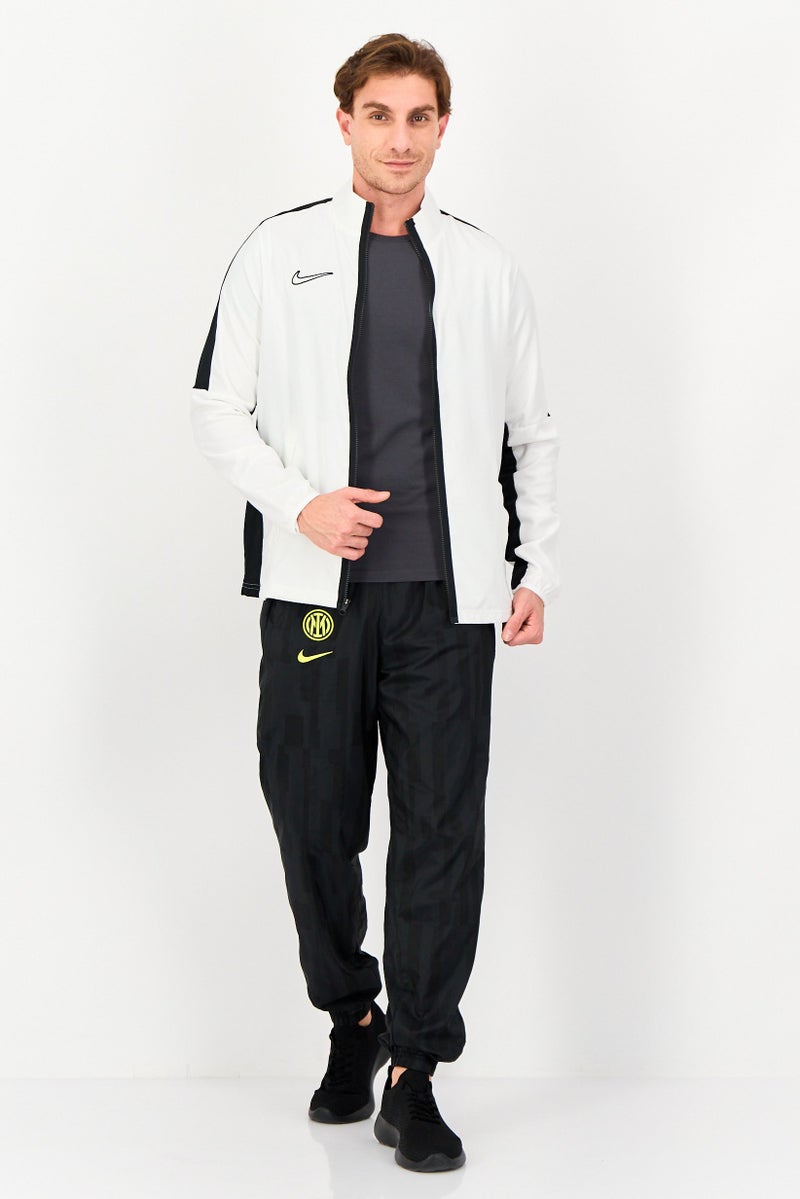 Nike Men Dri Fit Long Sleeve Football Track Jacket, White - Image 2