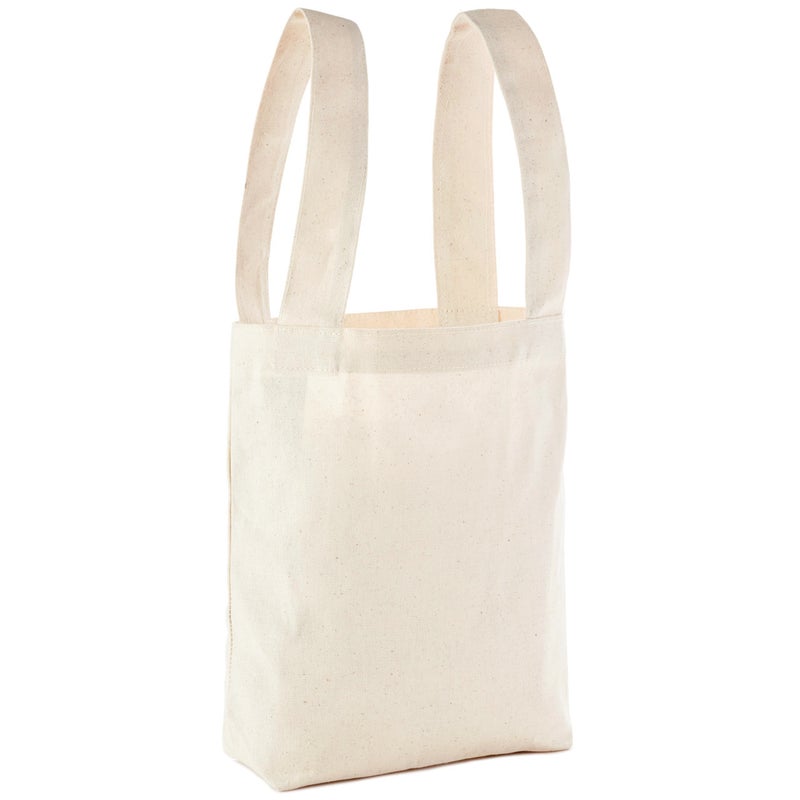 Hallmark 8""x10"" Easter Canvas Tote Bag (Bunny Ears) for Easter Baskets  Egg Hunts  Spring Birthdays and More - Image 4