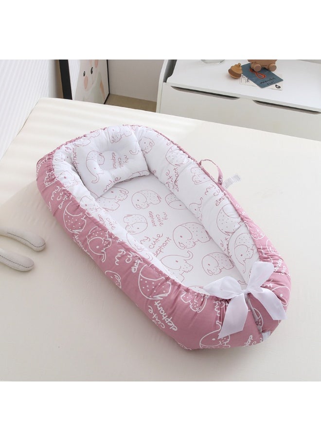 Generic Baby Nest Bed - Portable and Washable Anti-Press Crib Bed 
