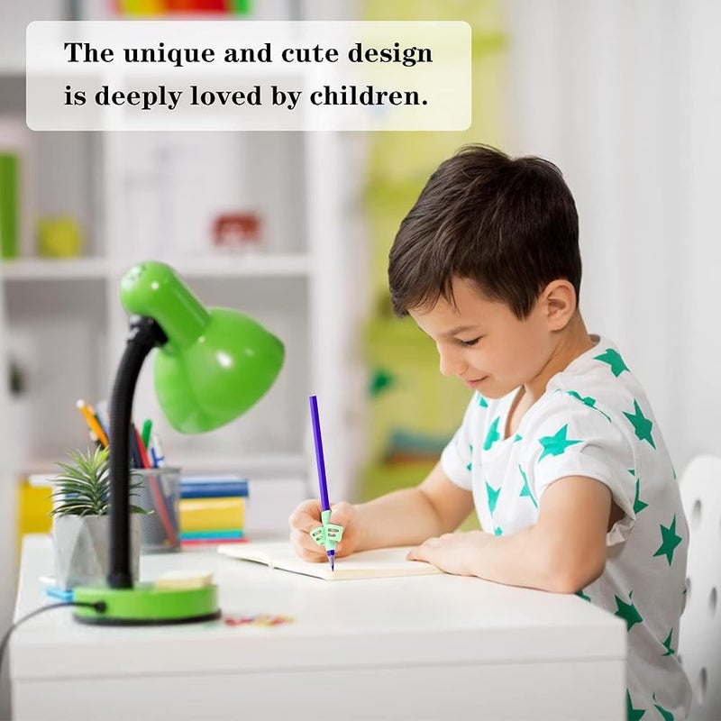 SANNIX 16 Pack Pencil Grips for Kids Handwriting, Pencil Holder for Kids, Handwriting Grip, Ergonomic Training Pencil Grips, Writing Tool for Toddlers, Preschoolers, Children,3 Finger Grips - Image 3