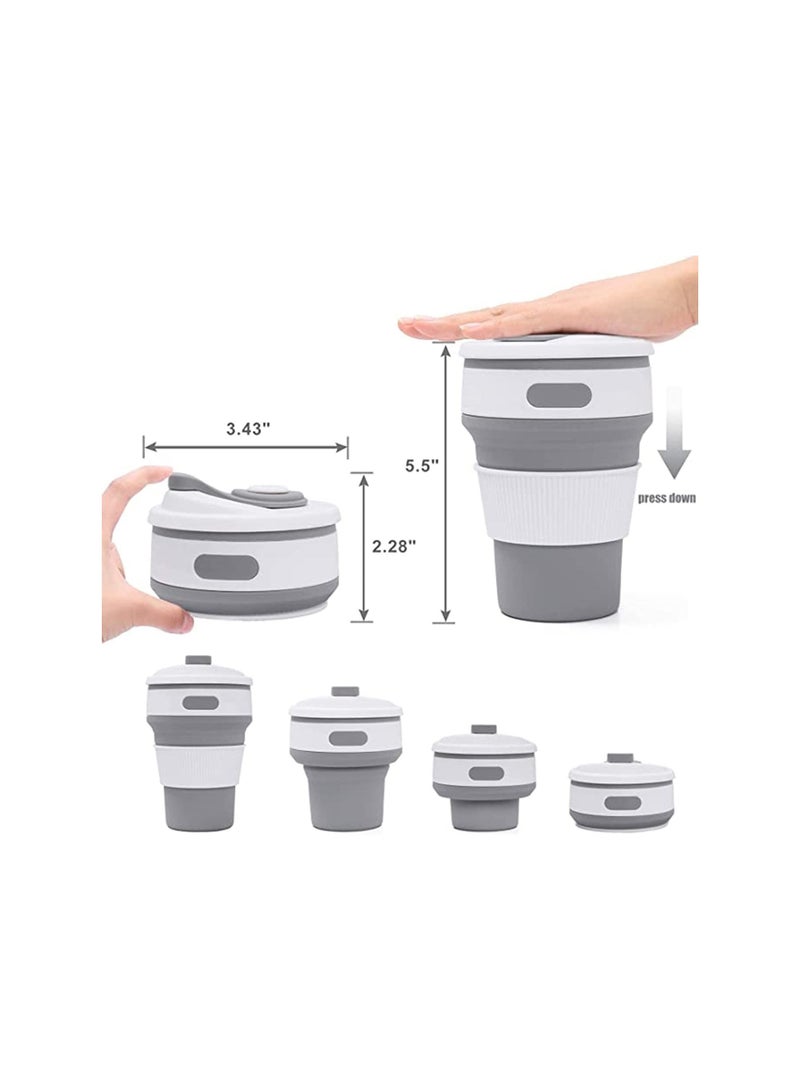 كوب قهوة سيليكون قابل لإعادة الاستخدام وقابل لإعادة الاستخدام - Image 3