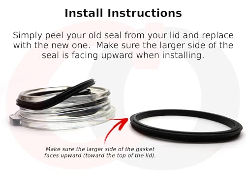 Captain O-Ring – Replacement Lid Seal Gaskets for Yeti Stainless Steel Insulated Tumbler Mugs (3 Pack) [20 oz Lid Size] - Image 3