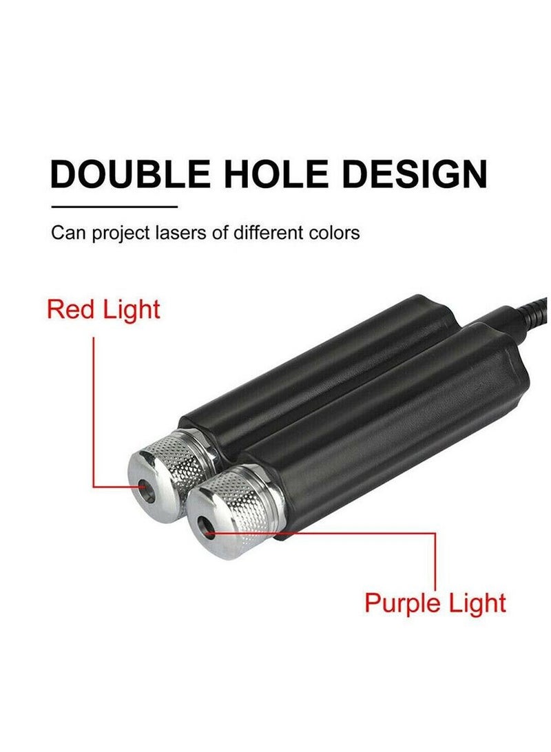 Loquat Car Roof Dual Star Light Interior LED Starry Atmosphere Ambient Projector USB Decoration Night Home Decor Galaxy Lights - Image 4