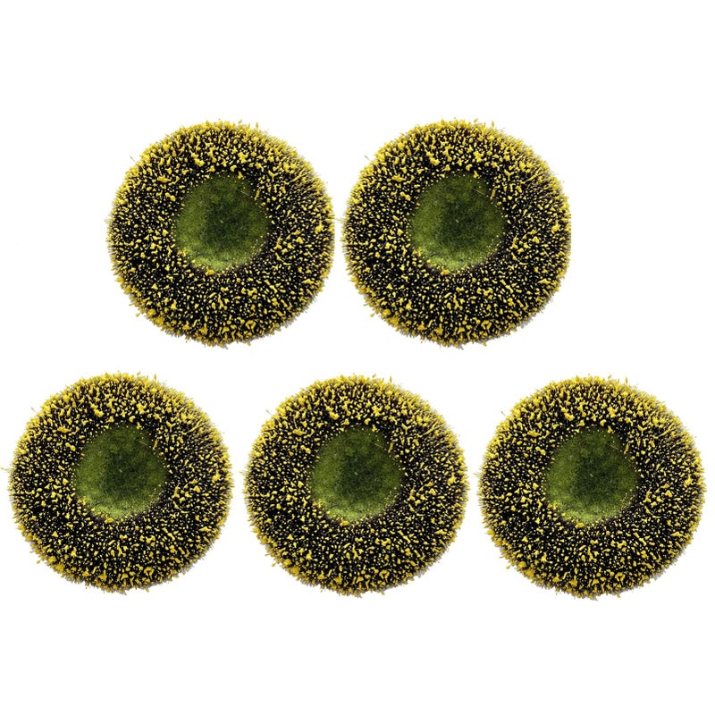 Pack of 5 Foam Sunflower Deco Mesh Wreath Centers for DIY Wreath 4 Inch Diameter