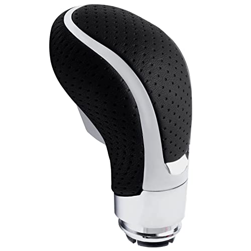 Tongze Automatic Gear Shift Knob: Leather Shifter Knob Replacement for Buick Verano Regal GM Opel Insignia Vauxhall 2009-2013 Transmission Gear Shift Lever Stick(Black) - Image 1