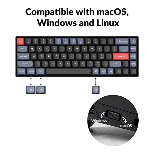 Keychron K6 Pro Wireless Custom Mechanical Keyboard, QMK/Launcher Programmable Macro, Hot-Swappable Keychron K Pro Brown Switch Keyboard, 65% Layout RGB Backlit Office Keyboard for Mac Windows Linux - Image 5