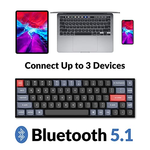 Keychron K6 Pro Wireless Custom Mechanical Keyboard, QMK/Launcher Programmable Macro, Hot-Swappable Keychron K Pro Brown Switch Keyboard, 65% Layout RGB Backlit Office Keyboard for Mac Windows Linux - Image 3