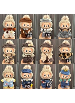 Labu Doll Coat Labubu Vinyl Doll 17cm Doll Dress Up Bubble Mart Doll Dress Up Doll-Height:Lbb-2-only Bulabu Baby Clothes (no Baby) + Camera