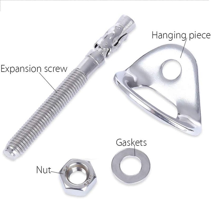 AOKWIT 25kN Climbing Bolt Hangers Anchors Stainless Steel Climbing Holds Anchor Bolt Heavy Duty Expansion Bolt Piton Tiedown for Rock Climbing Rappelling Hammock Gym Wall Aerial Work Caving Rescue - Image 5