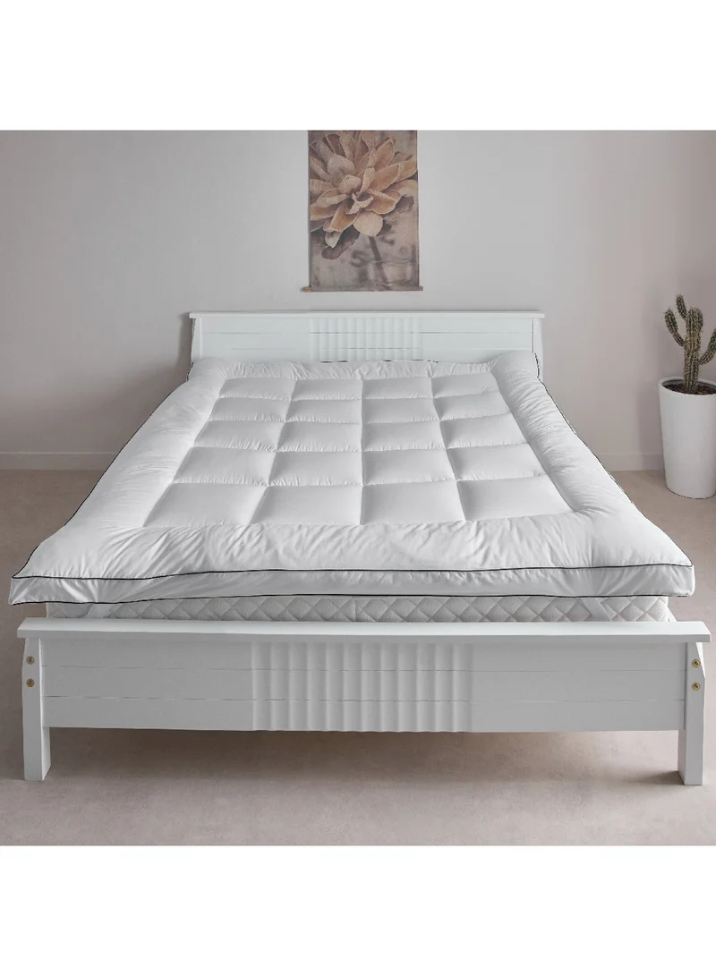 Home Box Opulent Luxe Satin King Topper 180 x 200 x 8 cm