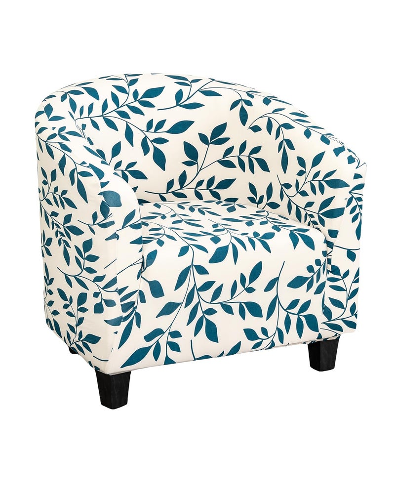 NILUOH Club Chair Slipcover 1-Piece Soft Stretch Barrel Chair Covers Tub Chair Cover Spandex Armchair Covers Furniture Protector for Bar Counter Living Room,Color 02 - Image 1