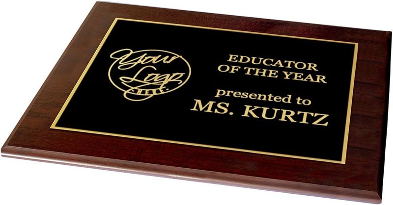 PlaqueMaker Personalized Engraved Plaques and Awards. Great for Retirement, Thank You, Military Recognition, Special Achievements, Memorials, Sports, School, and Corporate Awards - Image 2