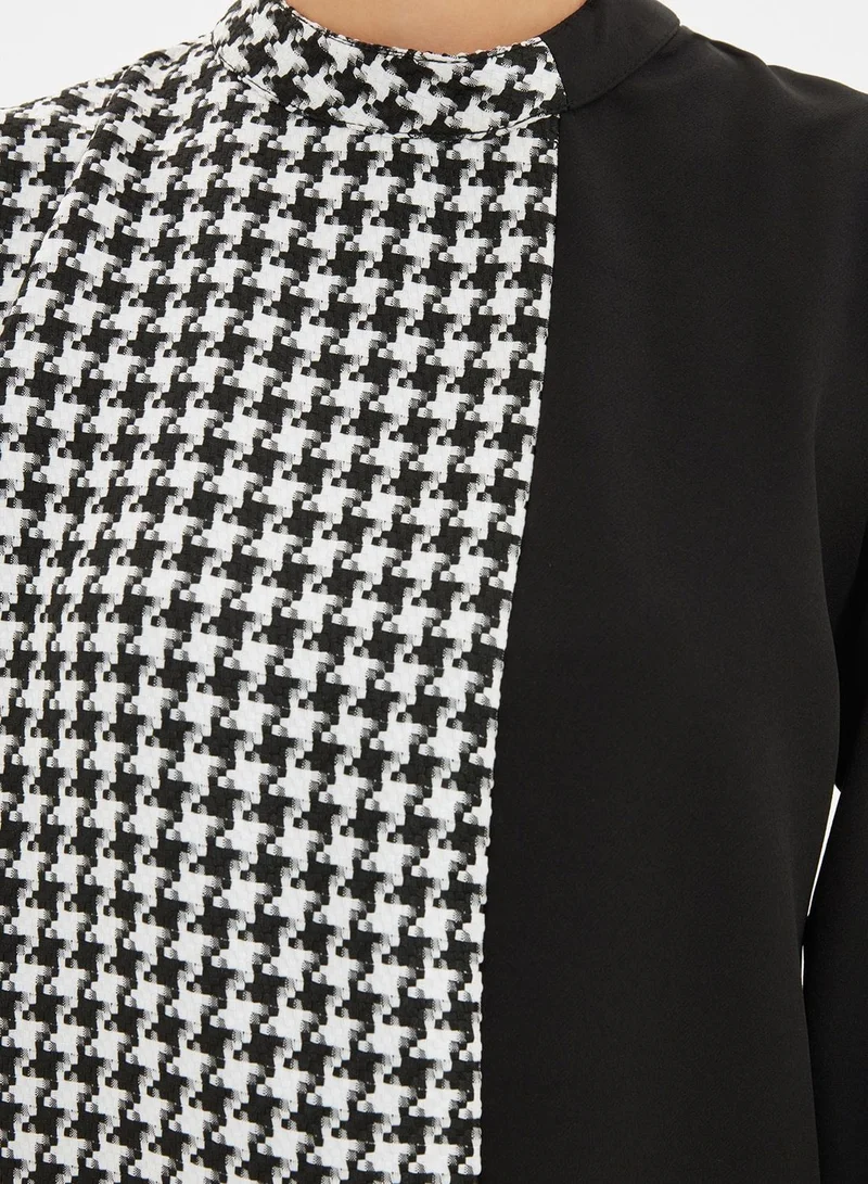 ترينديول فستان بأكمام منفوخة متعدد الألوان