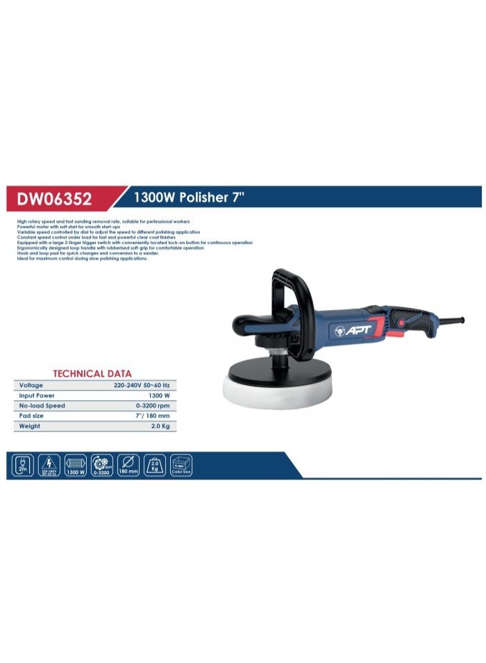 Apt 7-Inch Polisher 1300W - Image 4