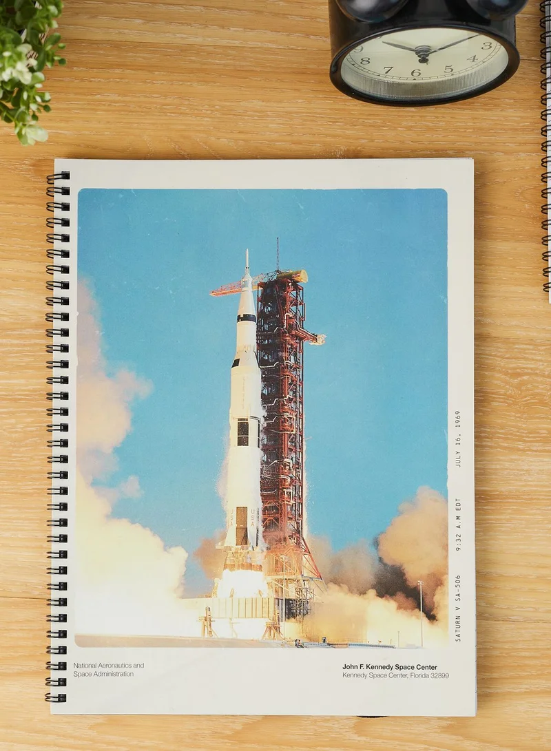 Typo Nasa Shuttle Launch A4 Recycled Notebook
