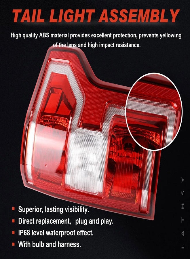 Lathsy Tail Light Compatible With 2018-2020 Ford F150 Rear Light Taillights Left and Right Driver and Passenge Side Replace JL3Z13405H JL3Z13404H - Image 5