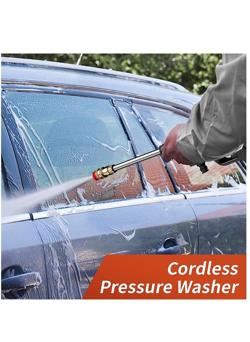 Wireless Lithium Battery Car Washing Machine US Standard Pressure Washer Guns High Pressure Hose - Image 3