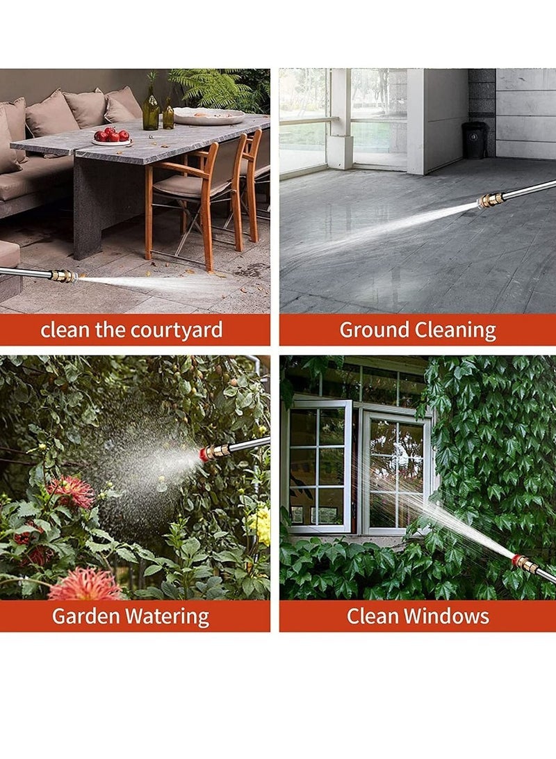 Wireless Lithium Battery Car Washing Machine US Standard Pressure Washer Guns High Pressure Hose - Image 4