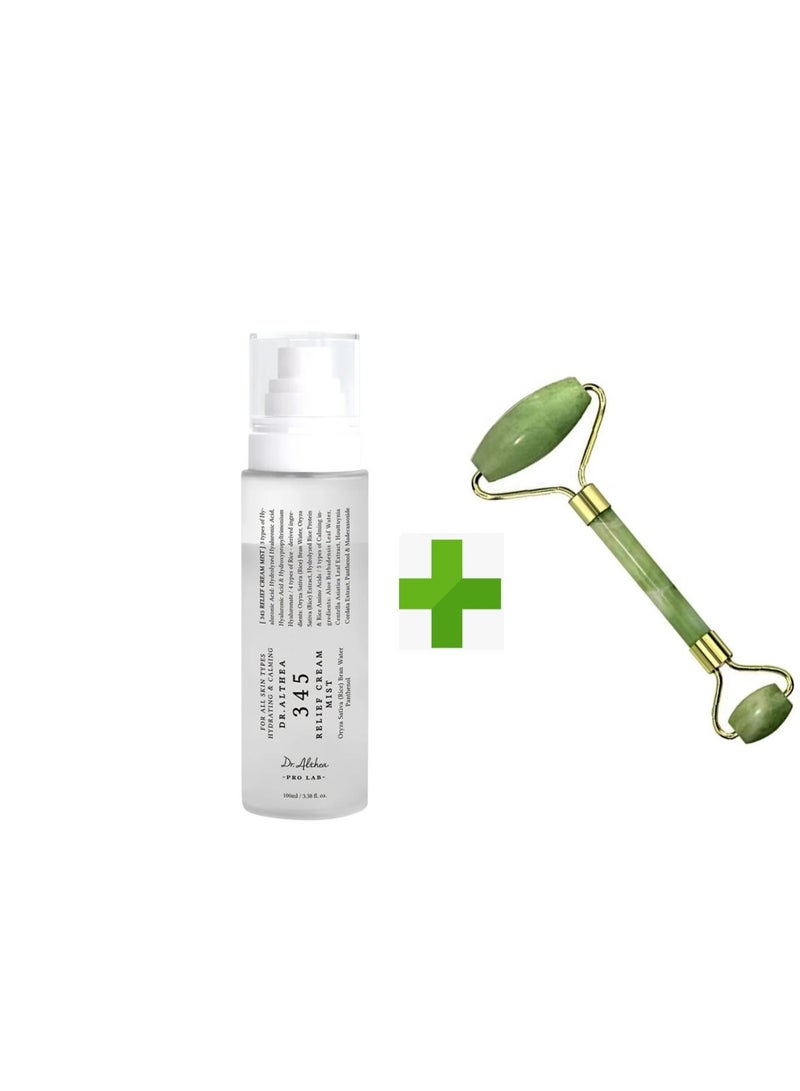 Dr.Althea 345 Relief Cream Mist 100 ml with Free Jade Roller - Image 1