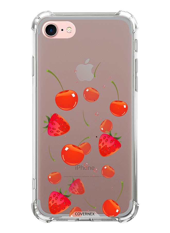Covernex غطاء حماية مضاد للصدمات لهاتف آيفون 7 بالفراولة والكرز - Image 1