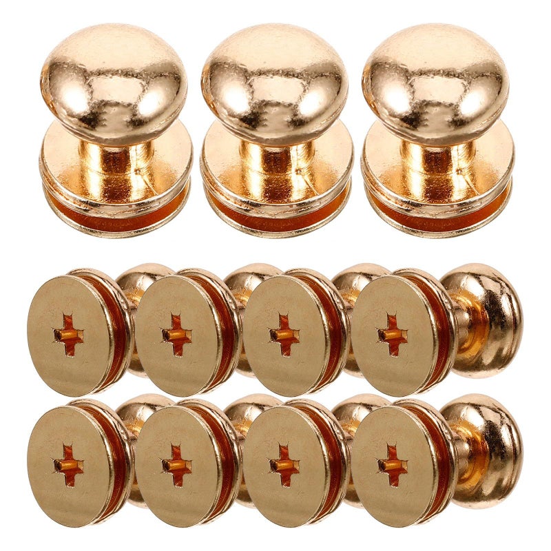 50pcs Gold Zinc Alloy Mini Round Knobs for Jewelry Box Drawers Small Cabinet Pulls - Image 2