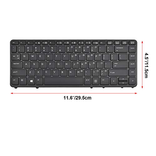 SUNMALL Laptop Keyboard Replacement Compatible with HP EliteBook 840 G1 G2 / 850 G1 G2 / 745 G1 G2/HP ZBook 14 Series Laptop US Layout (Without Pointer,with Backlight) - Image 3