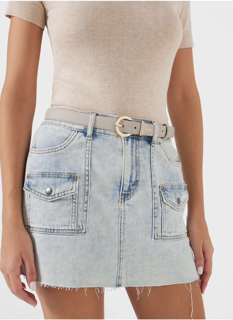 جس Noelle Allocated Hole Buckle Belt