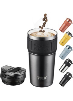 TKK Steel Thermos Mug 630ML Dark Gray  - Image 4