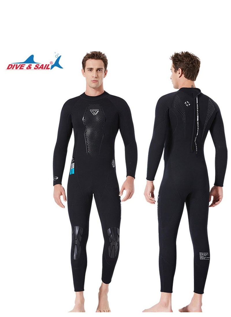DIVE & SAIL Multifunctional One Piece Sun Protection Diving Suit Surfing And Snorkeling Jellyfish Swimsuit Black  - Image 2