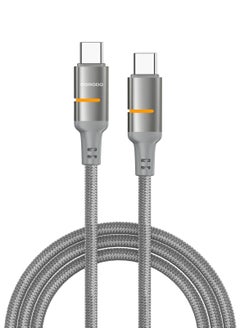 Grey- C to C- Magnetic Braided 3M