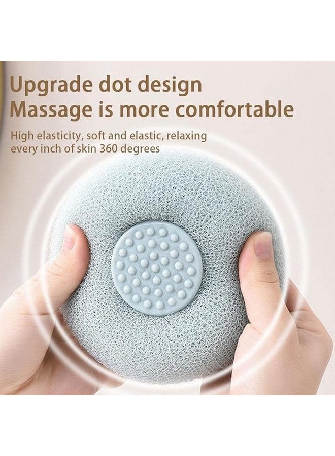 Vroxy Bath Shower Loofah Sponge Deep Cleansing Exfoliating Body Scrubber, Soft Exfoliating Bath Sponge with Suction Cup Deep Cleansing Body Scrubber (1Pcs) - Image 2
