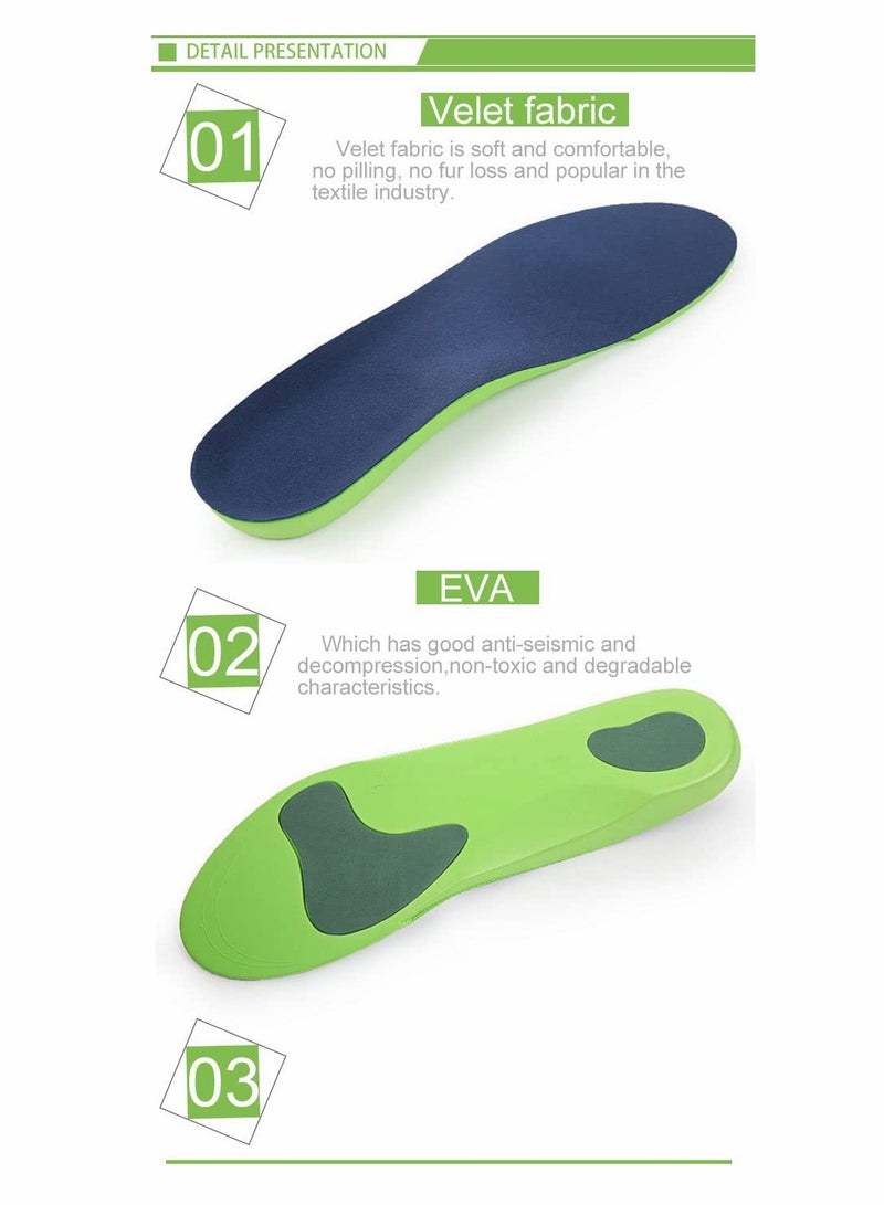 KASTWAVE Plantar Fasciitis Orthotic Insoles, Memory Foam Insoles (Men 38-42.5/ Women 37-42) - Image 4
