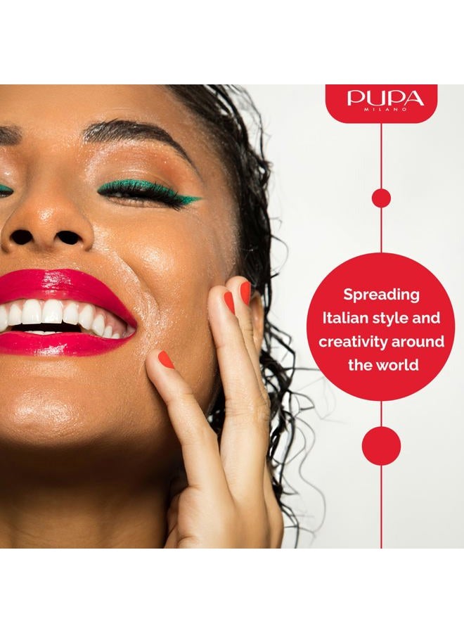 PUPA ظلال عيون فامب! ثنائي 008 كريمة توبي - خفيف، ناعم، قابل للمزج، ظل كريمي - لون مذهل، ملون، ذو صبغة قوية - تركيبة خالية من البارابين - 0.078 أونصة - Image 4