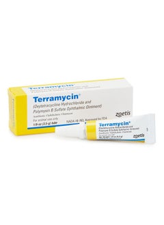 Antibiotic Ointment For Eye Infection Treatment In Dogs, Cats, Cattle, Horses, And Sheep, 0.125Oz Tube